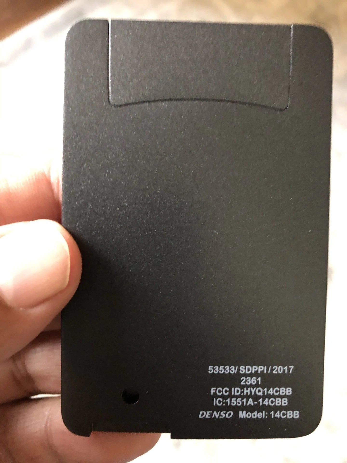 Lexus Credit Card Key Successfully programmed on 2016 LC 8990453512