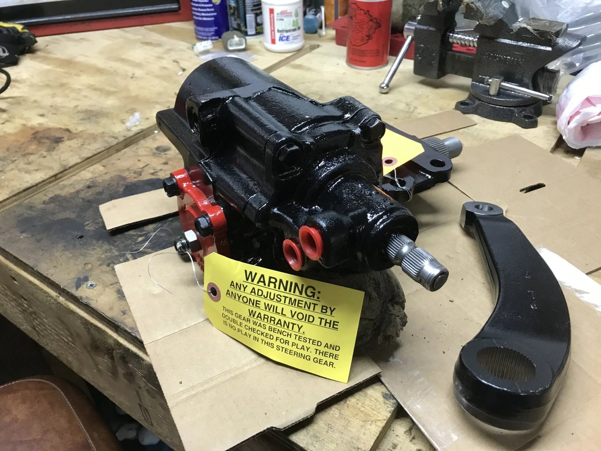 Power Steering Gear Box 105 Series Sector Shaft/Pitman Arm Upgrade