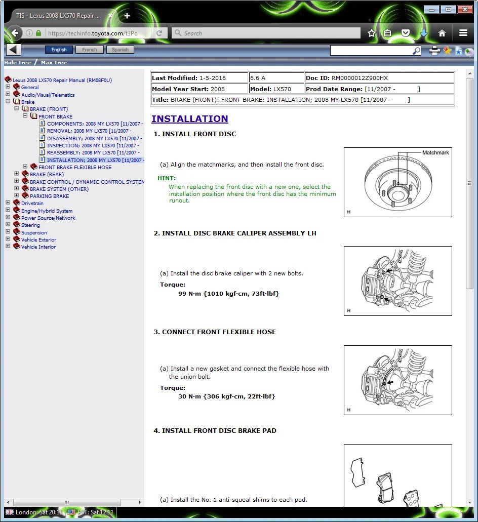 Torque Specs On Front And Rear Caliper Bolts? | Ih8Mud Forum