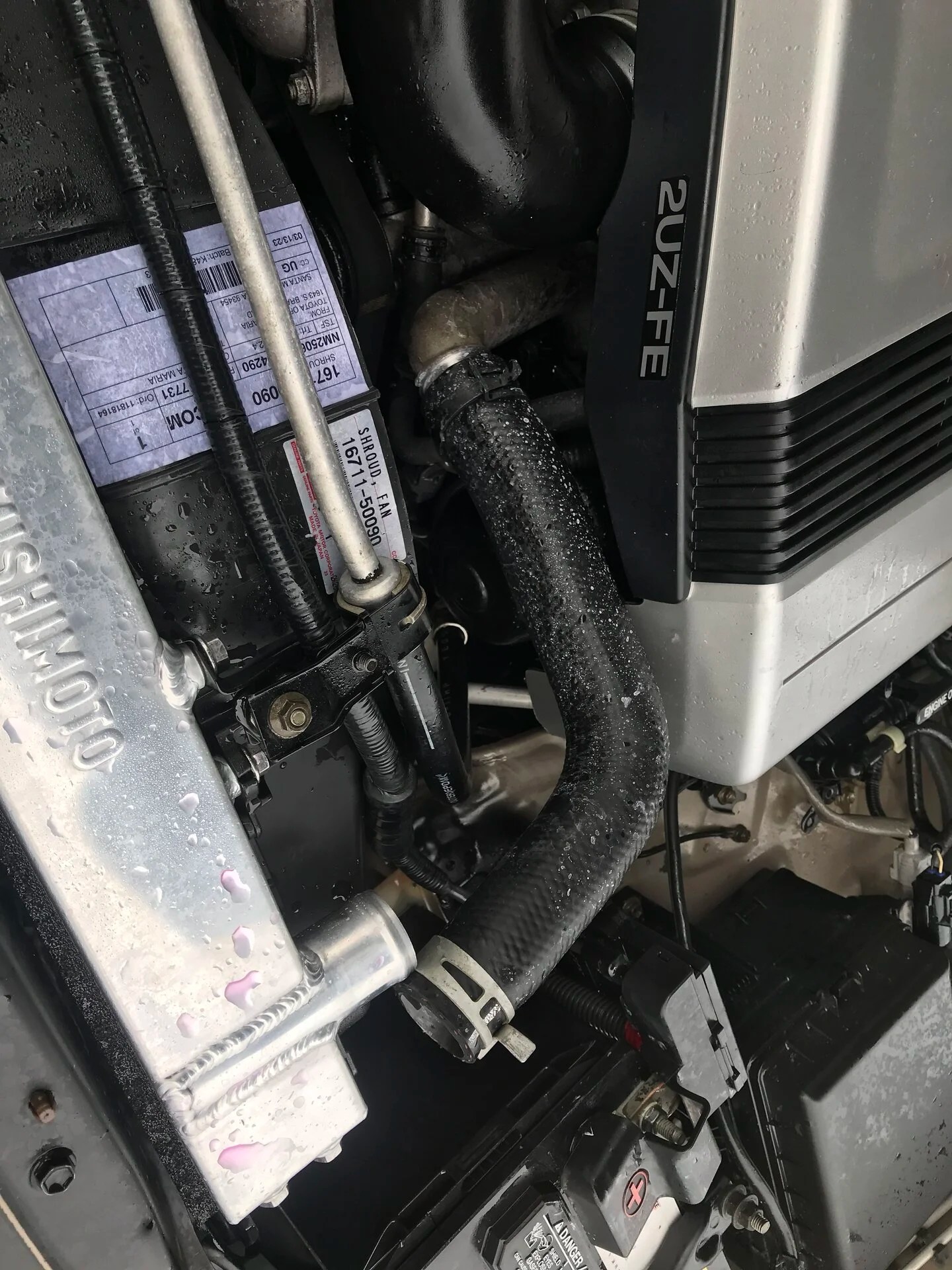 Radiator hose blew off of new Mishimoto radiator. IH8MUD Forum