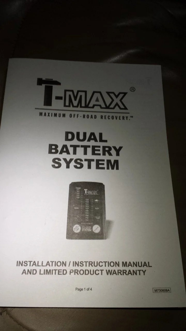 T-Max Dual Battery Install | Page 3 | IH8MUD Forum