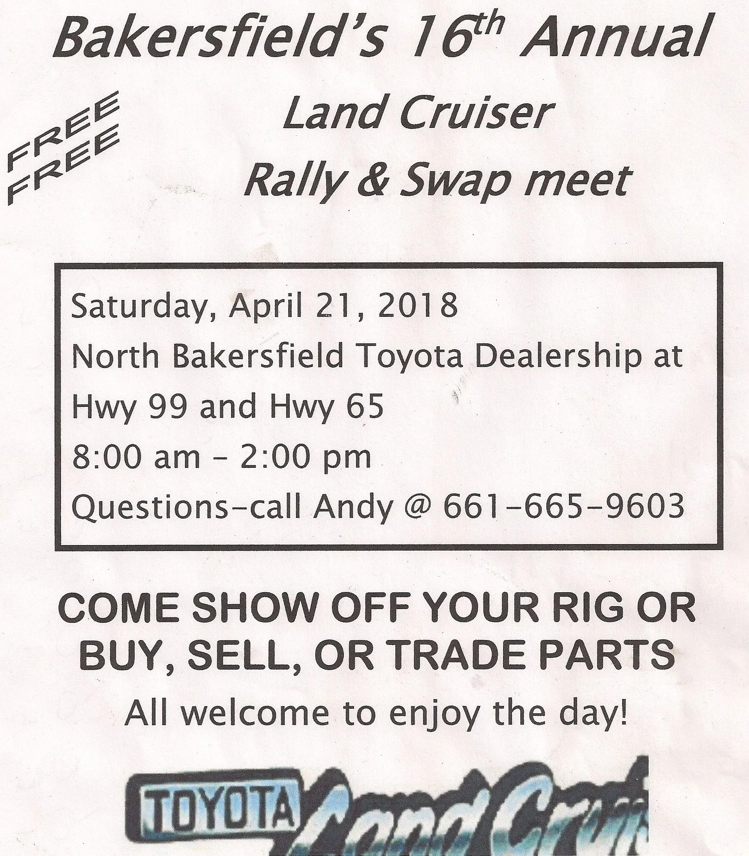 BAKERSFIELD SWAP MEET AND RALLY 2018 IH8MUD Forum