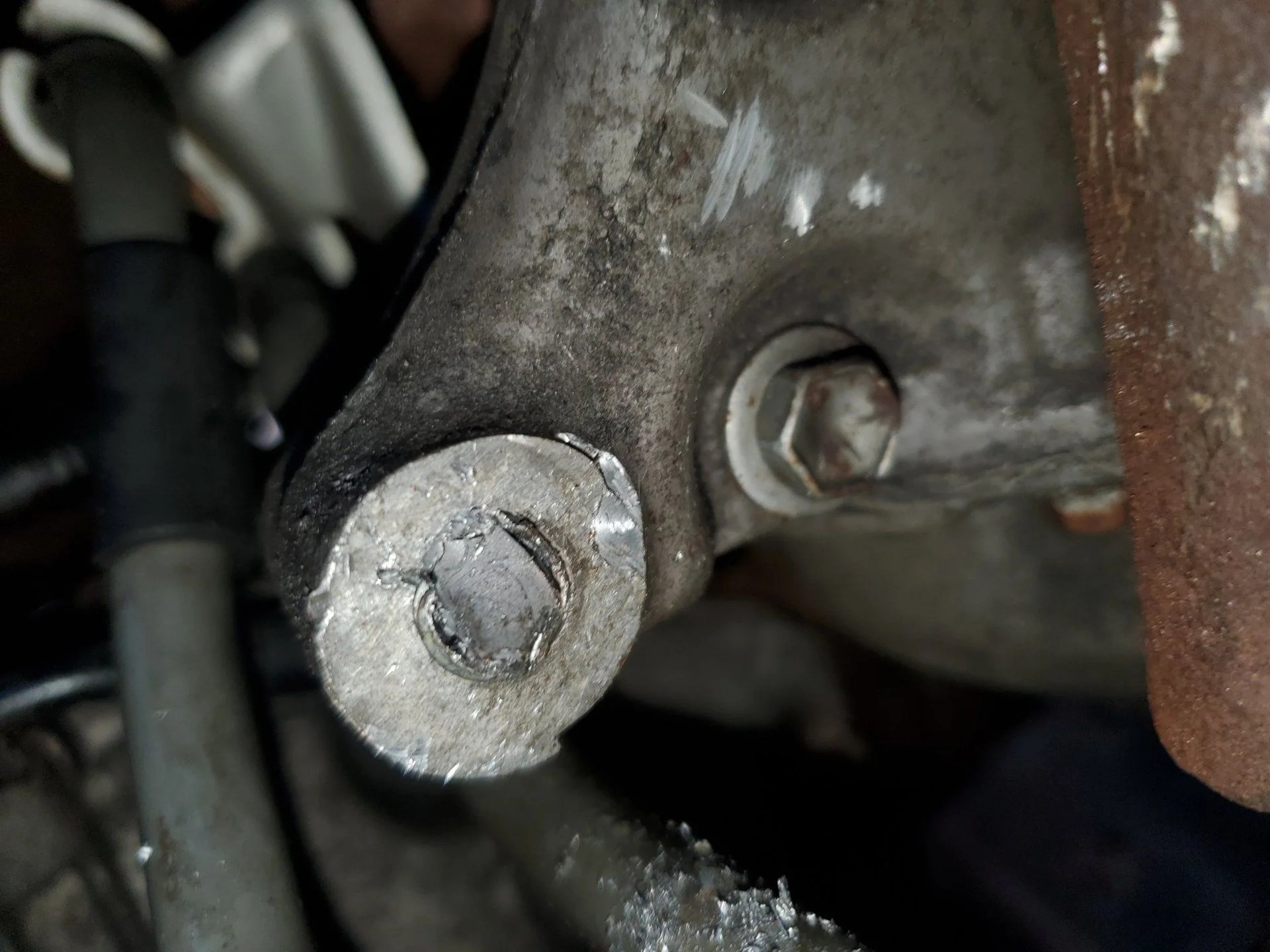 REAL TIME HELP HELP Broken easy out in alternator mount. IH8MUD Forum