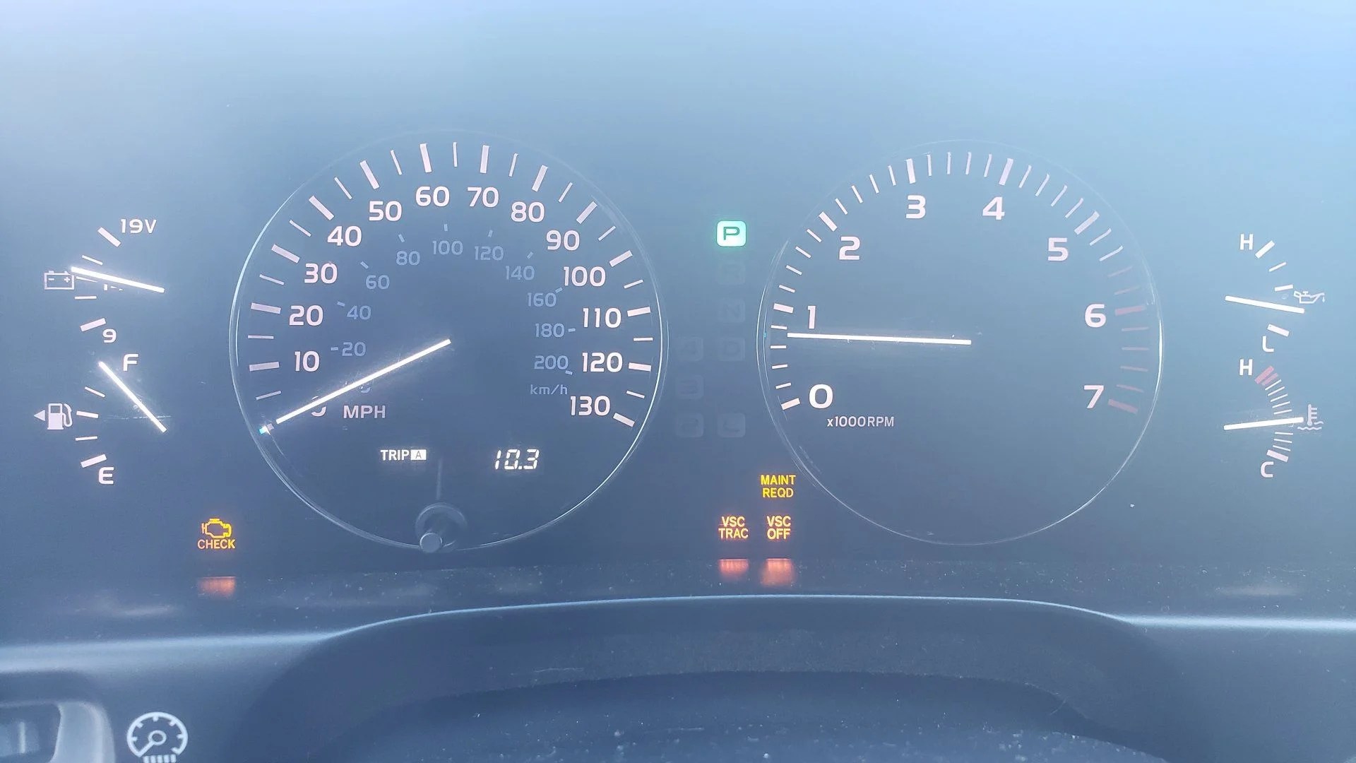 Check engine, TRAC Off, VSC Off light combo meaning | IH8MUD Forum