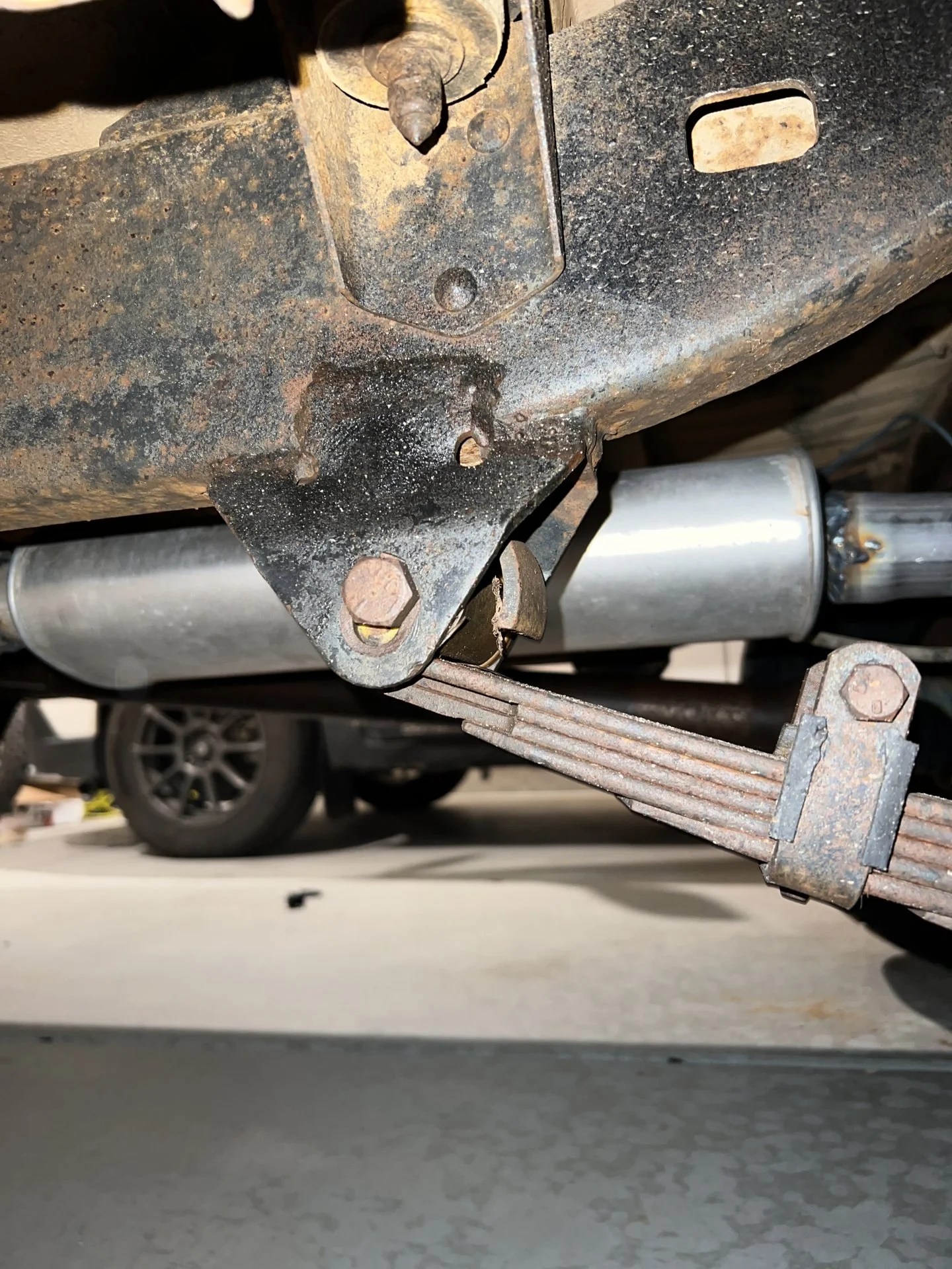 rear leaf spring hangers IH8MUD Forum