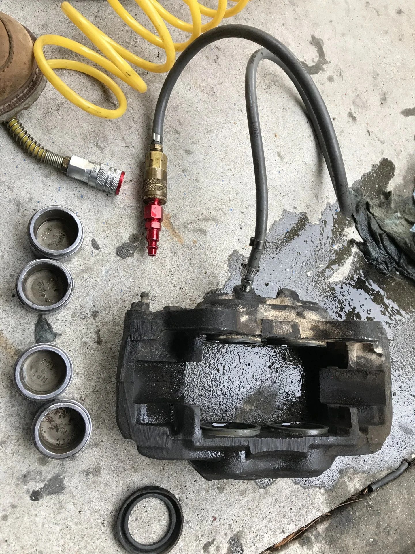 Splitting calipers is half when rebuilding? IH8MUD Forum