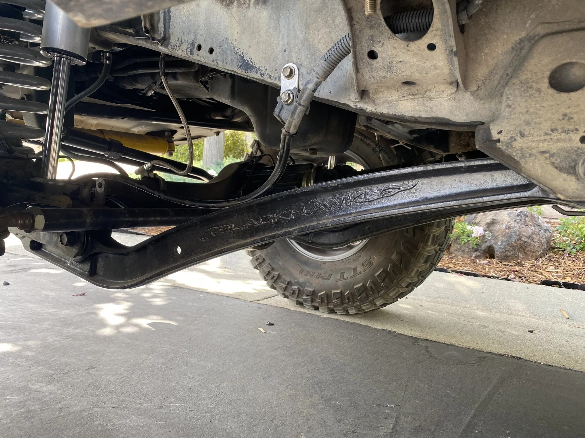 Blackhawk Radius Arms 80 series caster correction for 3" of lift