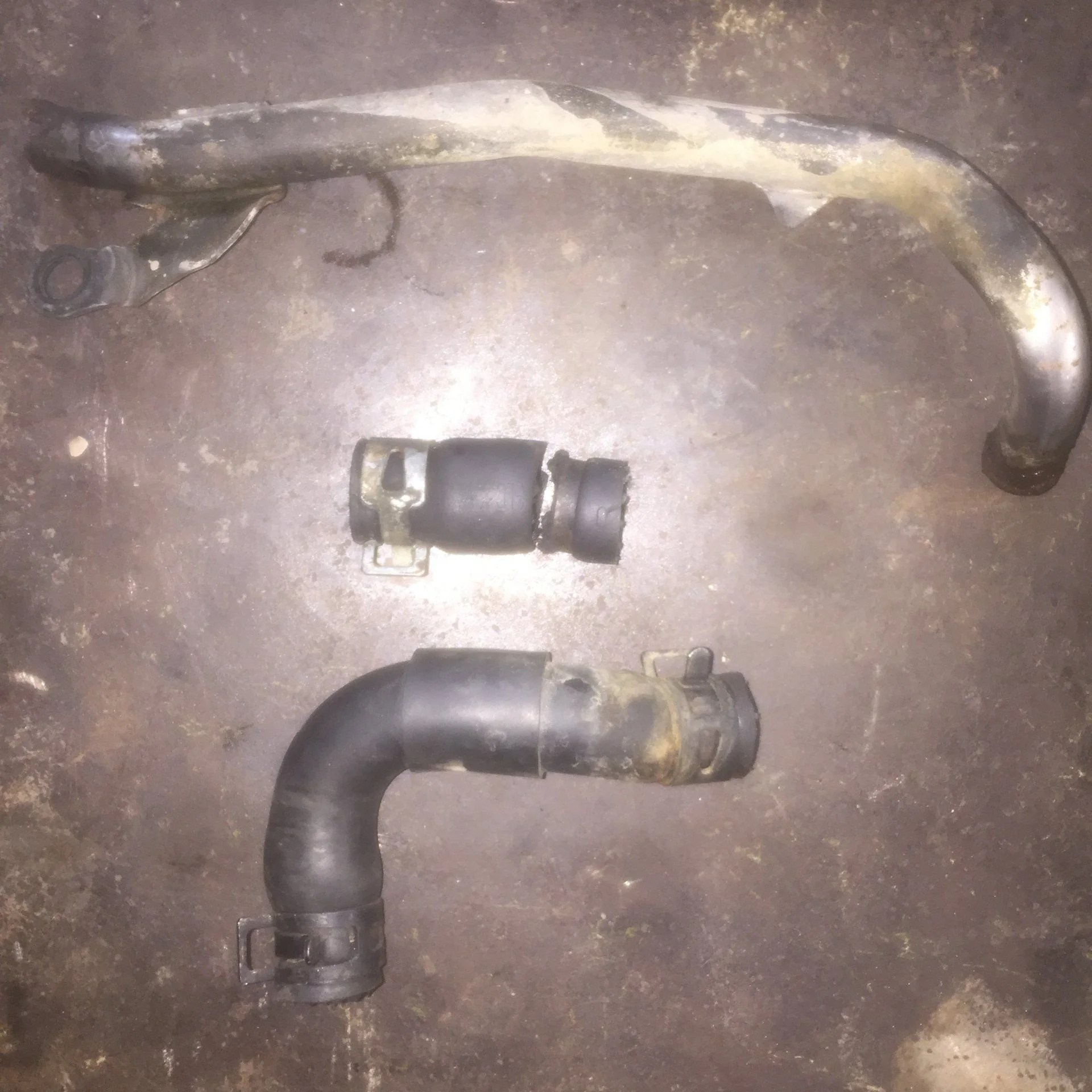 Installed new radiator and water pump now heater hose is leaking