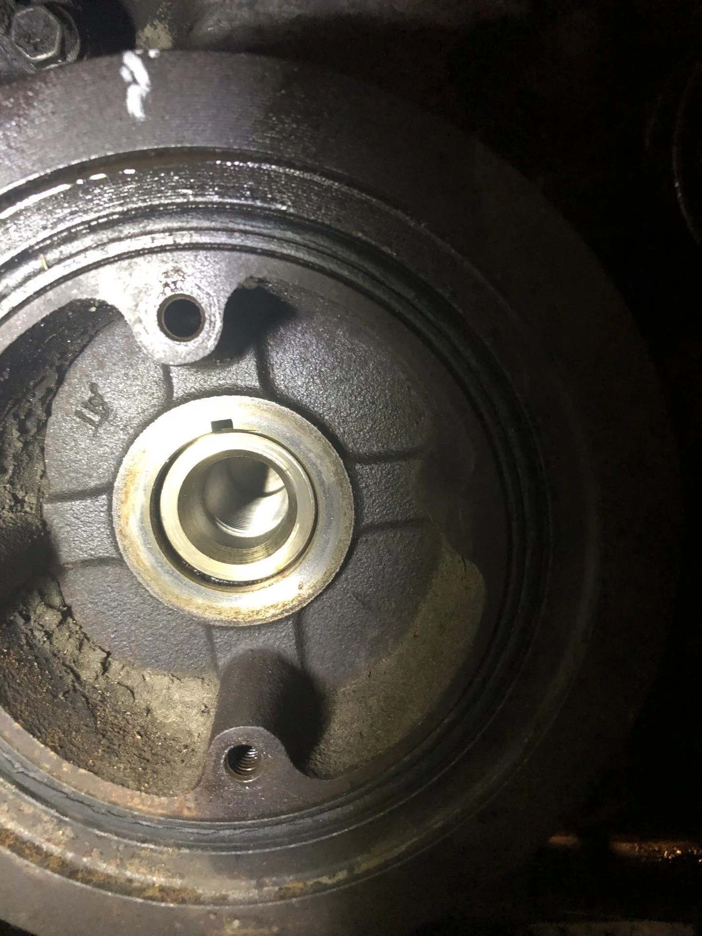 Crank keyway at the 1200 position IH8MUD Forum