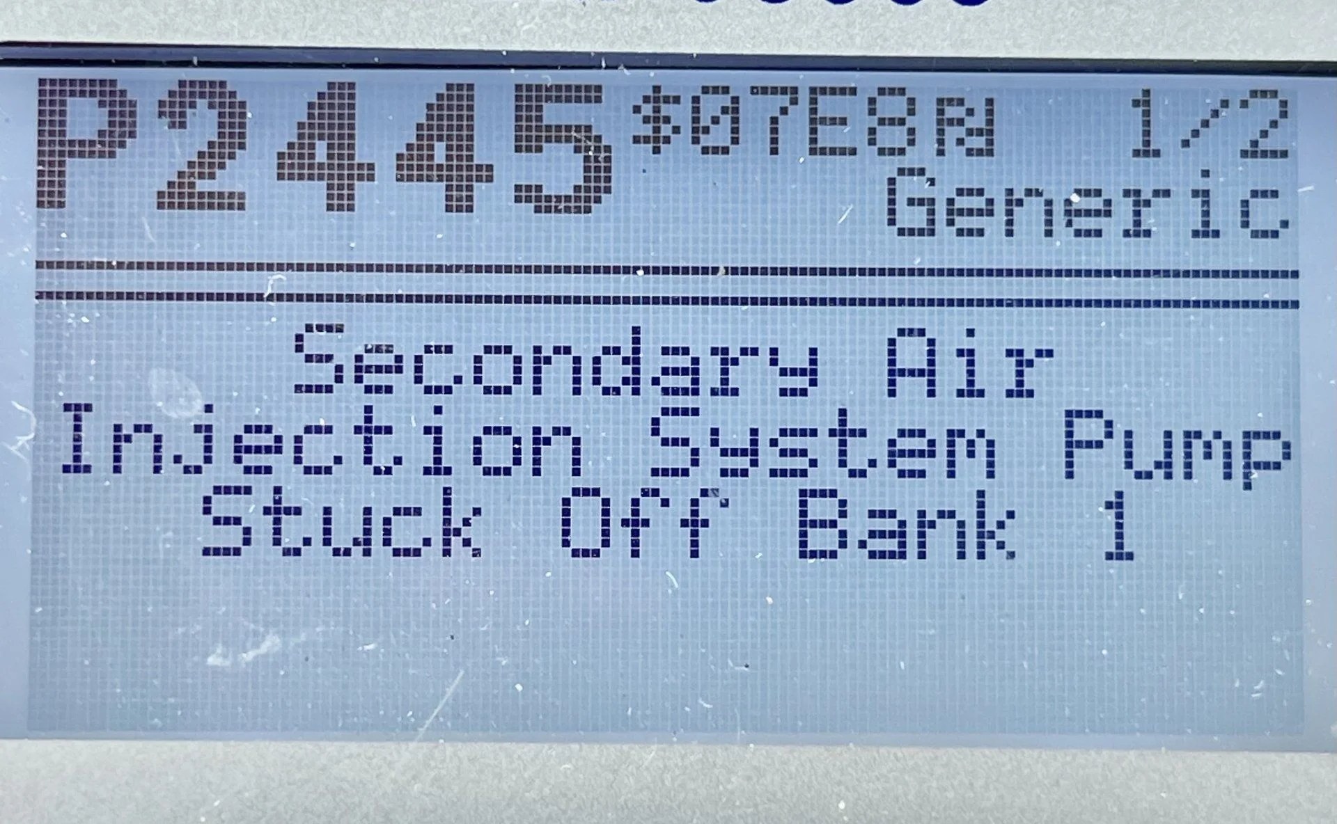 Real Time “Secondary Air Pump Stuck Off” IH8MUD Forum