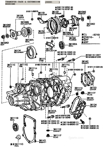 Transfer case seal leaking Help | IH8MUD.com Forum | Toyota, Lexus