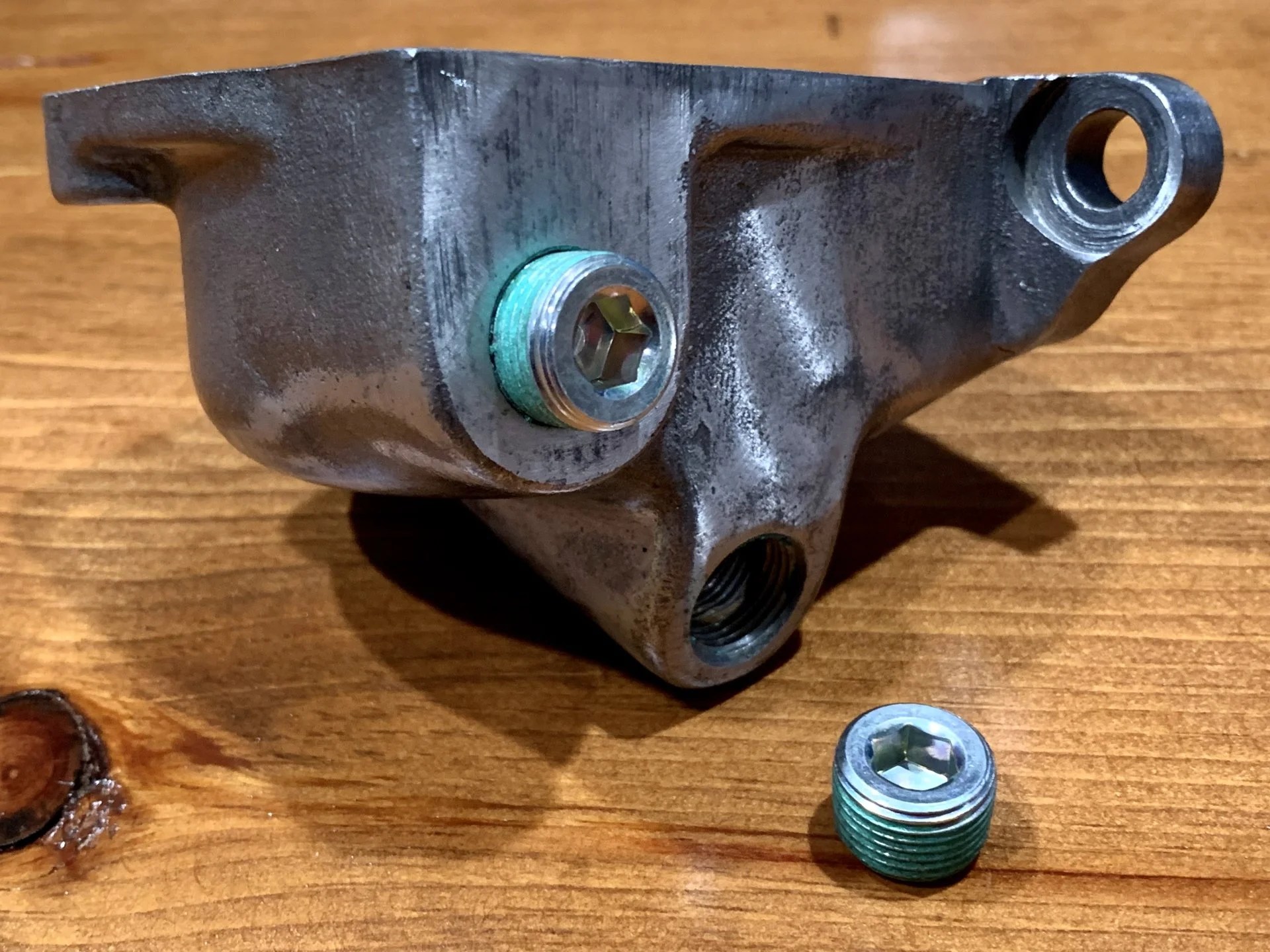 Vintage Toyota Land Cruiser Water Bibs Heater Hose Ports Cylinder Heads