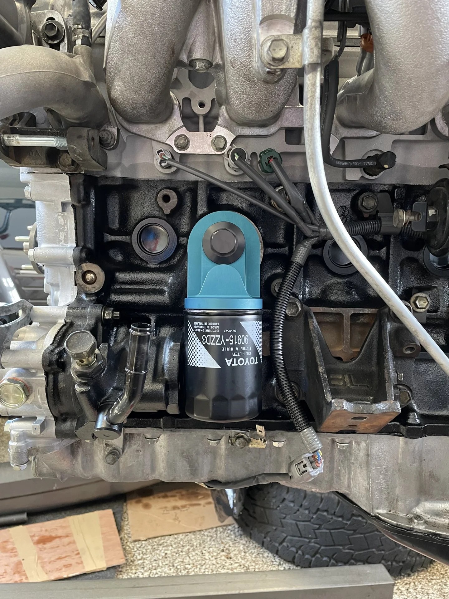 Installation of 90 degree oil filter adapter on 1FZFE Page 7 IH8MUD