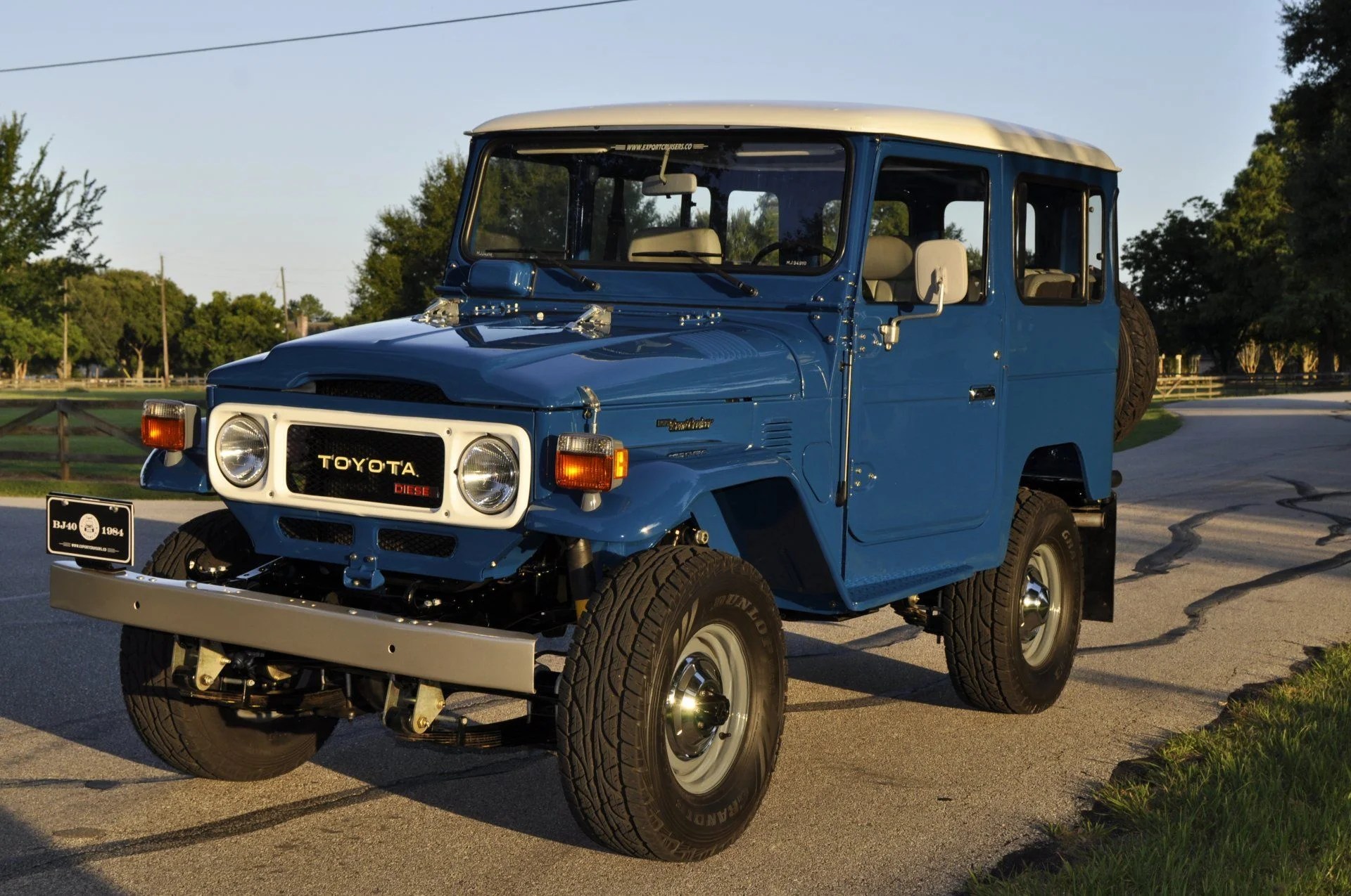 SOLD 1984 Toyota Land Cruiser BJ40 29k miles Medium Blue IH8MUD Forum