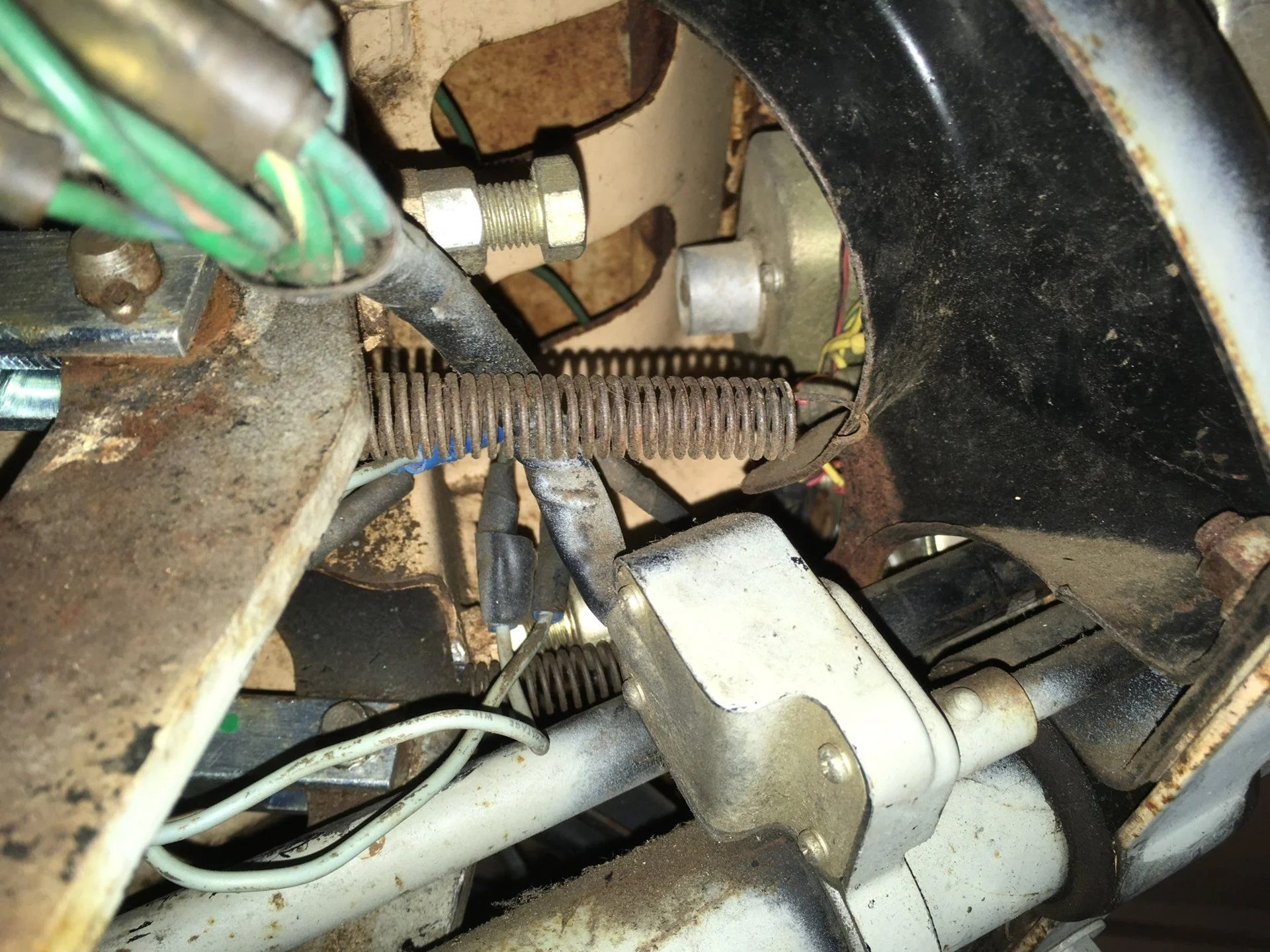 Pedal return spring location IH8MUD Forum