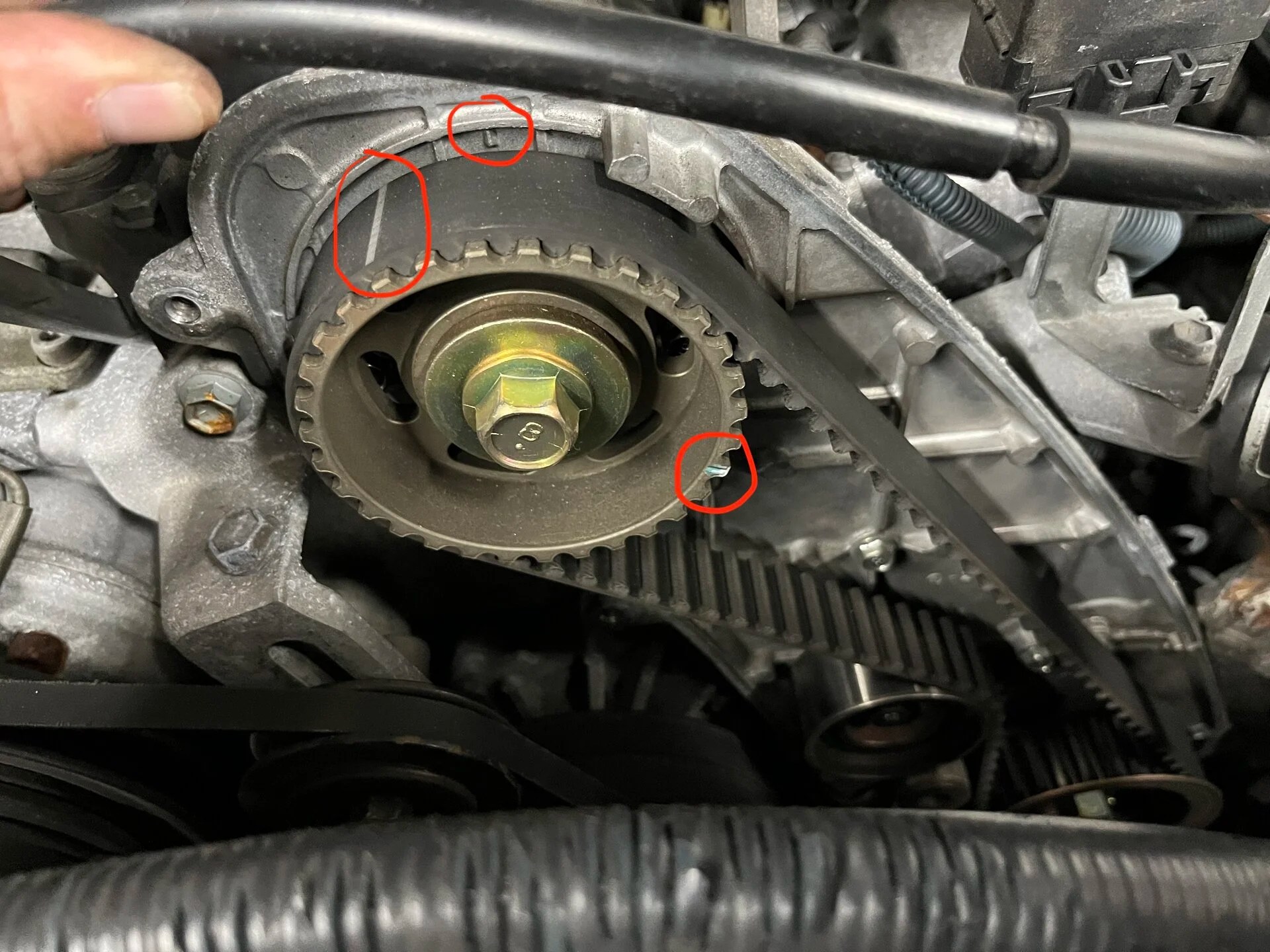 Timing belt marks don’t align IH8MUD Forum