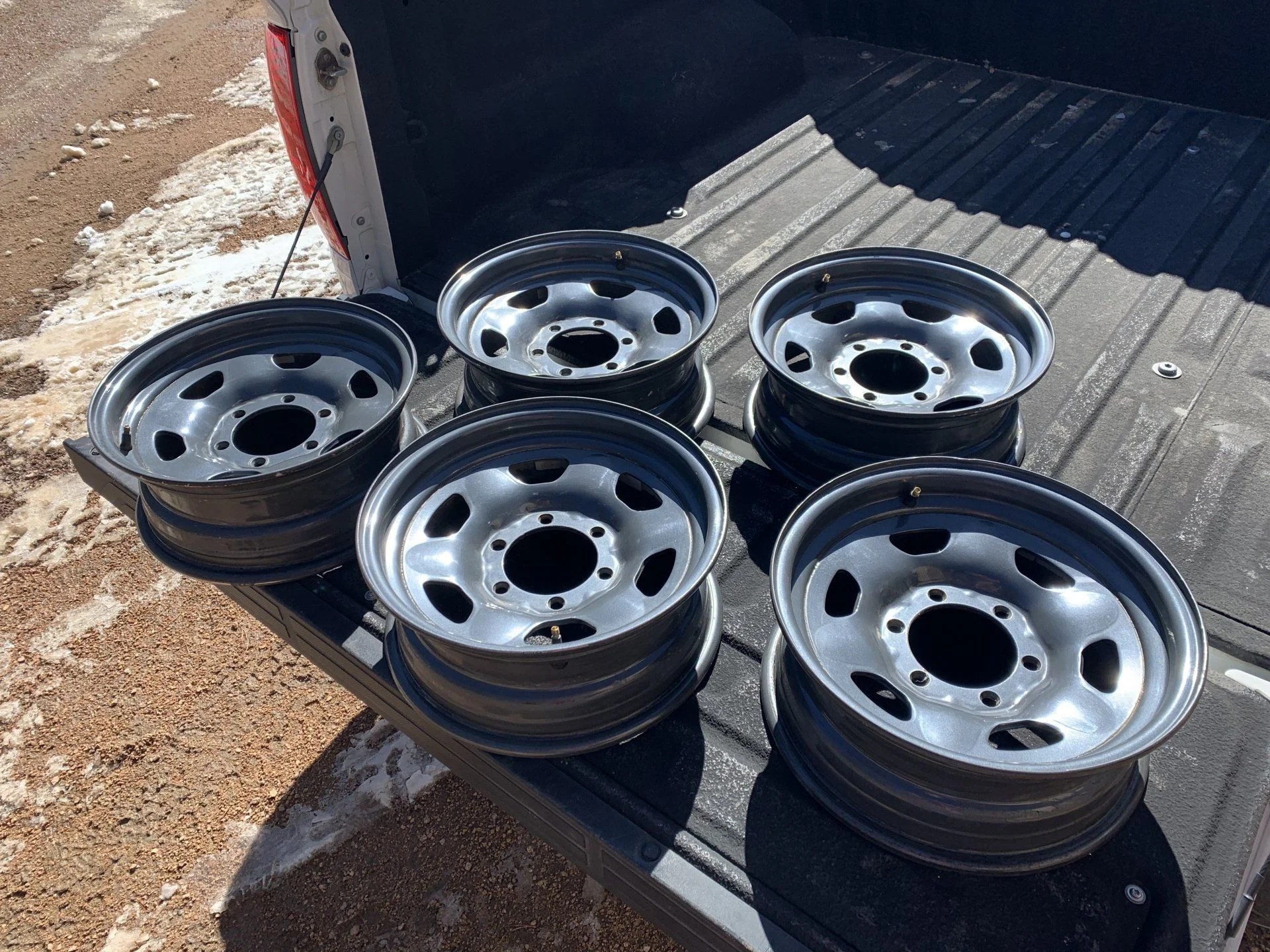 For Sale Colorado powdercoated 40/60 Series wheels (set of 5