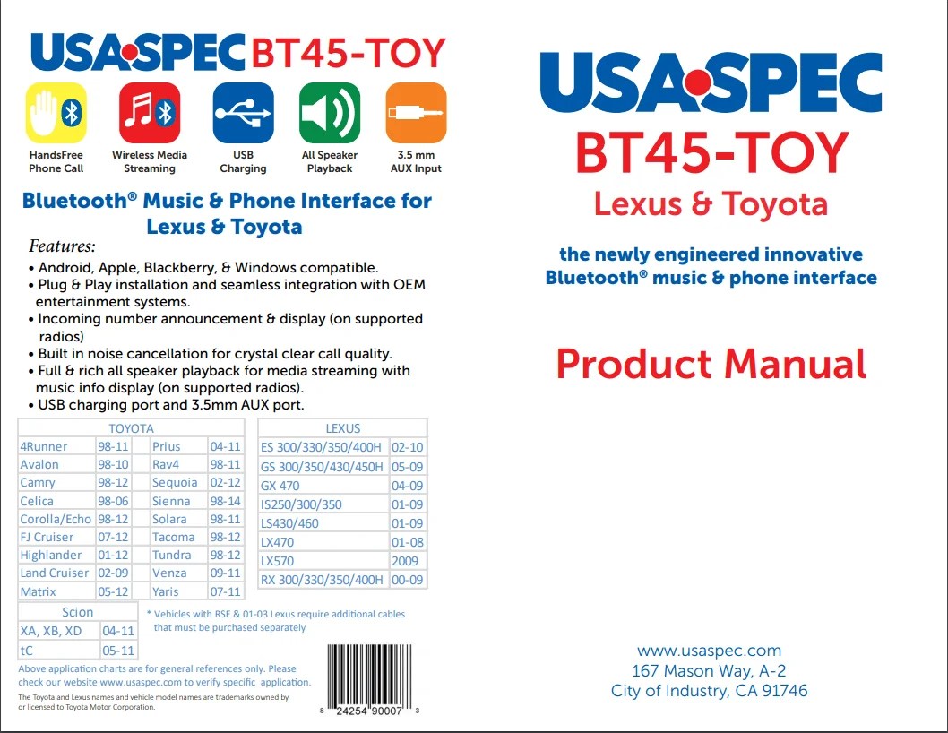 SOLD - FL - USA SPEC BT45TOY Bluetooth adapter | IH8MUD Forum