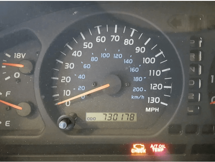 Did I just find the highest mileage 100 series ever? IH8MUD Forum