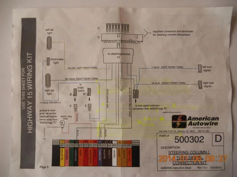 American Auto Wire Wiring Diagram Collection