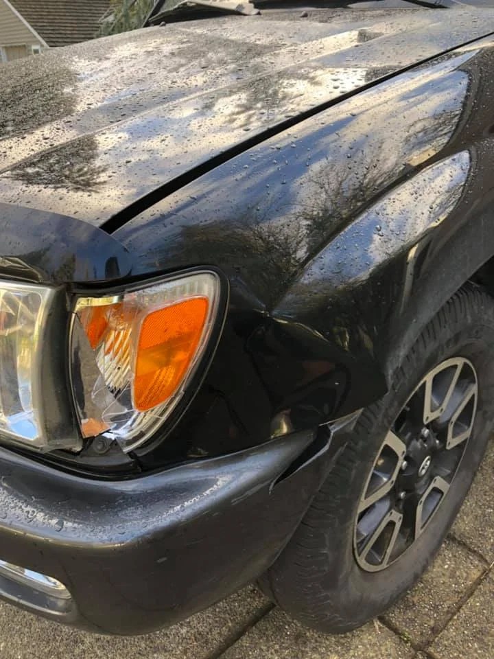 Snow Wall Collision Fender and Bumper Repair Advice IH8MUD Forum