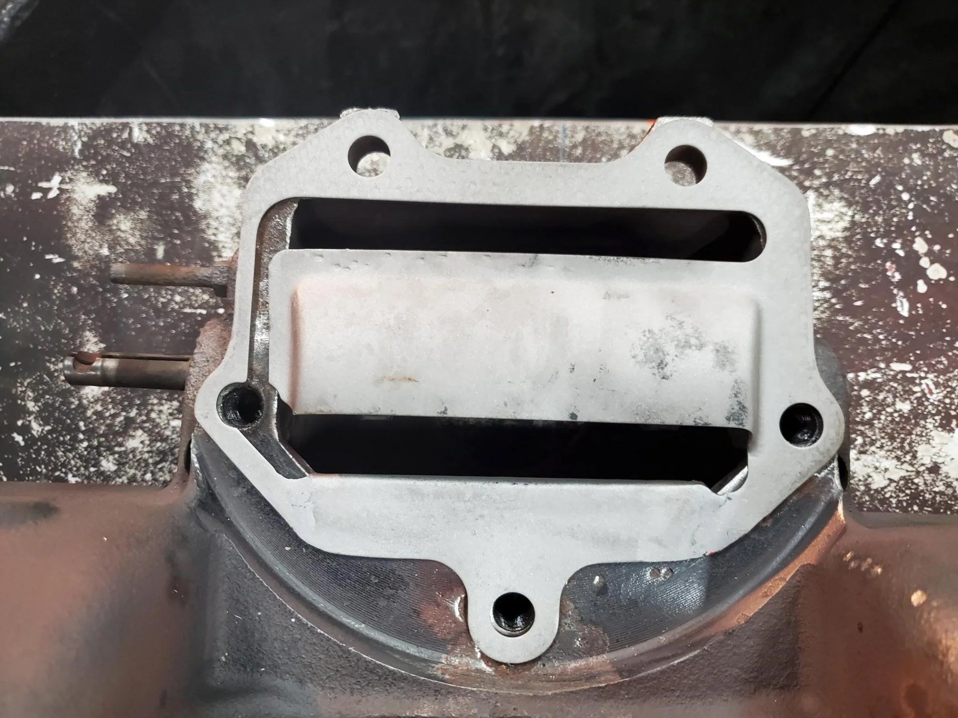 Exhaust Manifold Heat Riser Insulator Material IH8MUD Forum