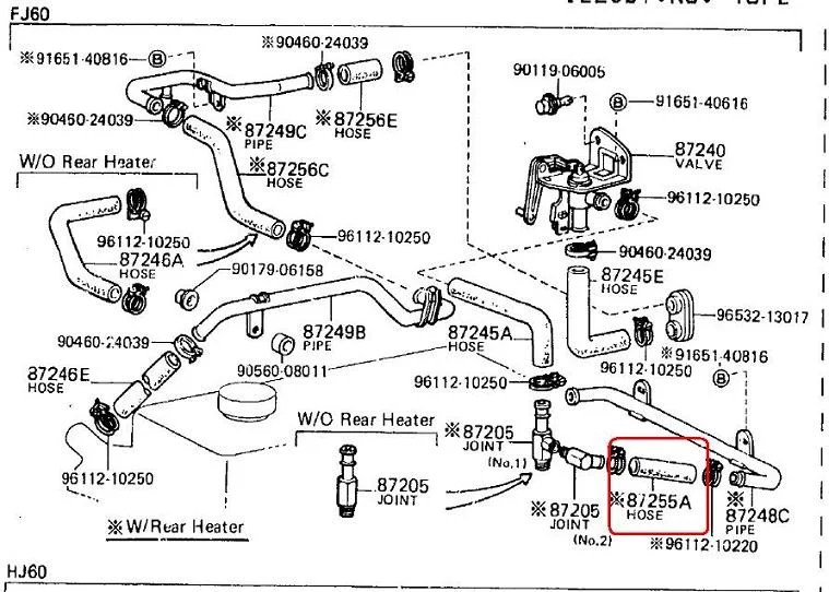 FJ60 Heater and Coolant Hose Reference IH8MUD Forum
