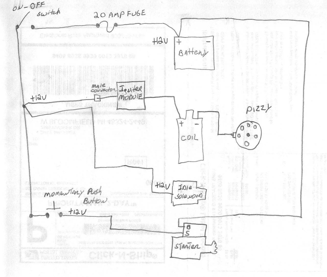 Basic Wiring Diagram to Test Start 1977 FJ40 | IH8MUD Forum