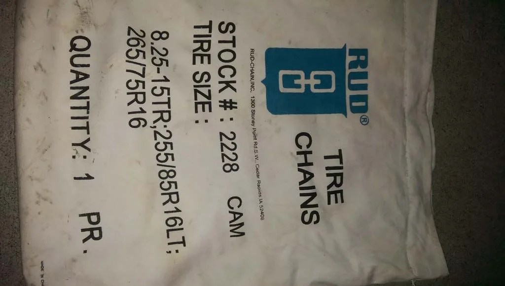 Wide tires and snow chains (or not) on the 100... Page 2 IH8MUD Forum