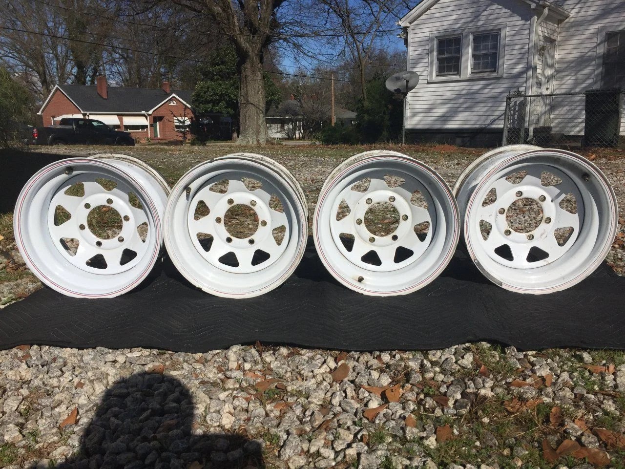 For Sale Four 15x8.0 White Wagon Wheels in Greenville, SC IH8MUD Forum