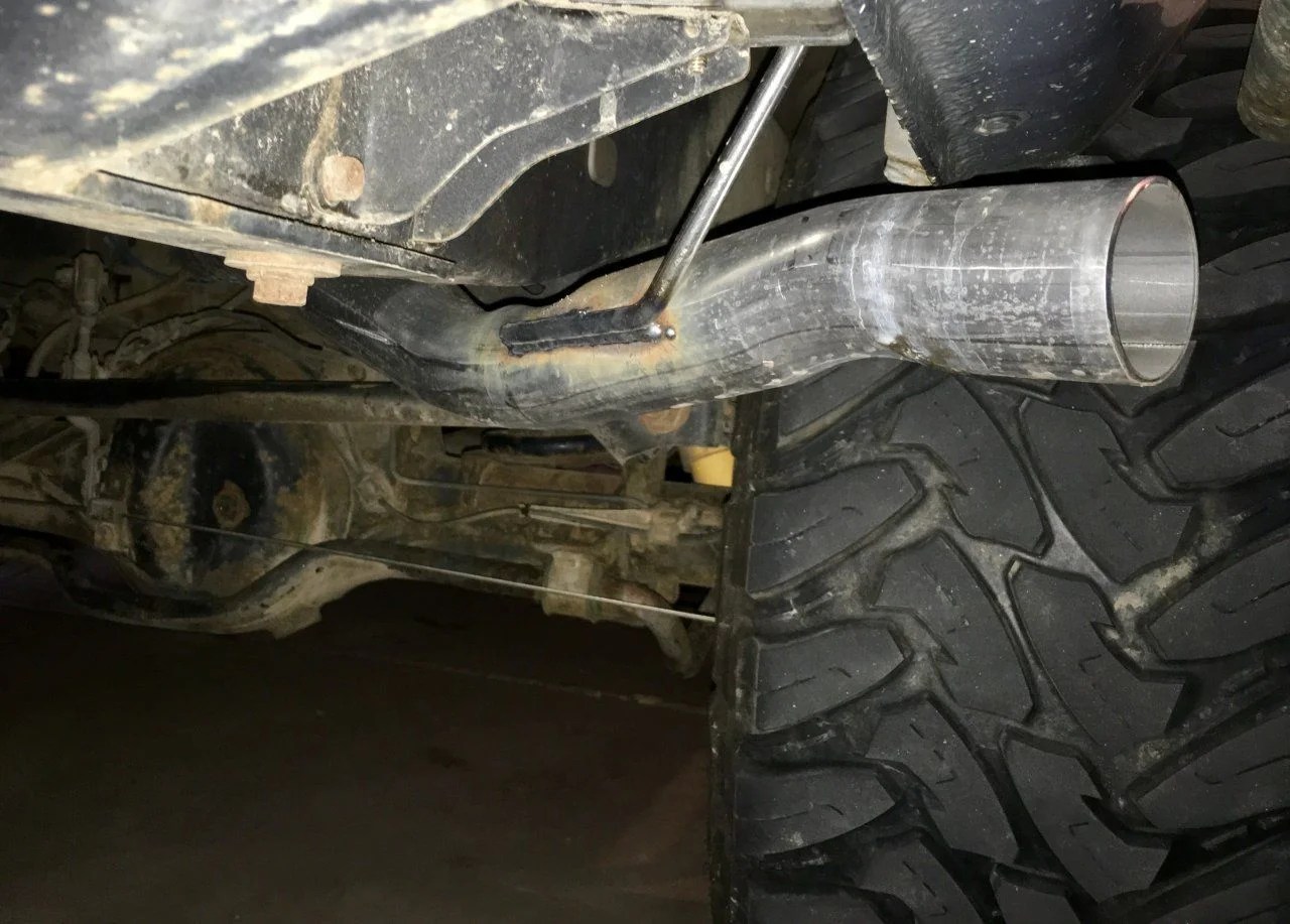 New Exhaust - Manifold out to the back | IH8MUD Forum