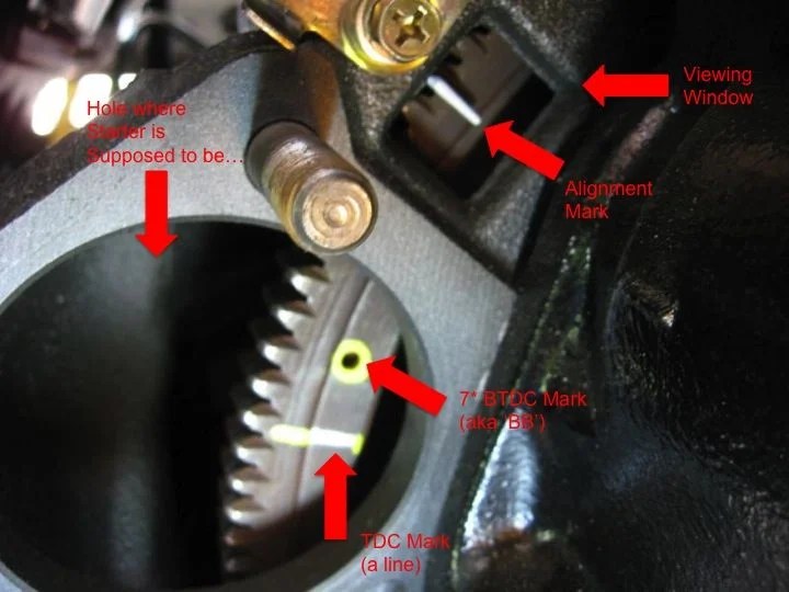 Flywheel timing mark is missing? IH8MUD Forum