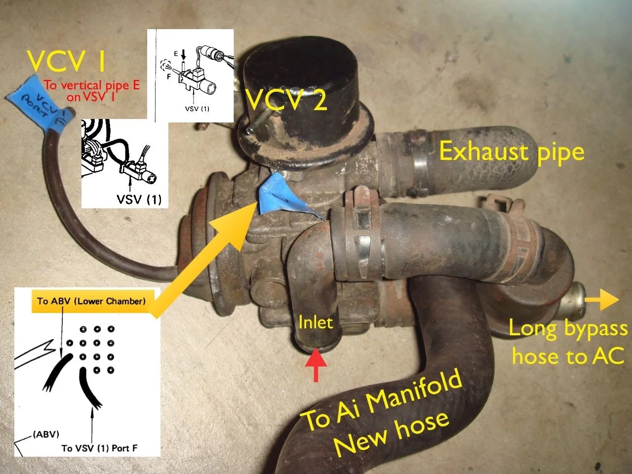 FJ60 2F Smog pump hose routing verification IH8MUD Forum