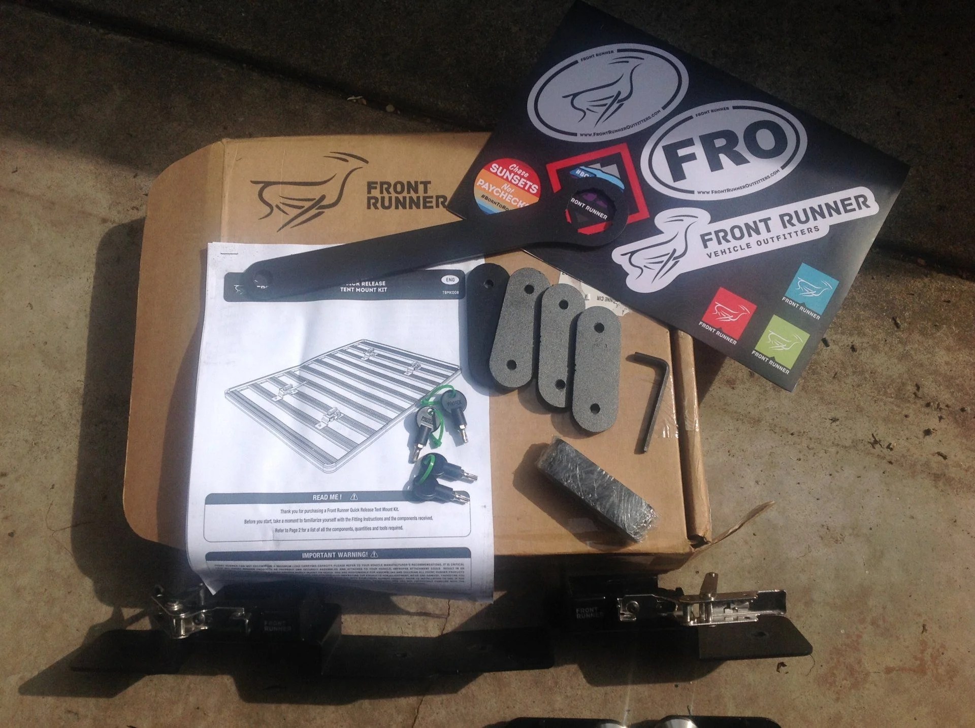 For Sale FRONTRUNNER RTT QUICK RELEASE MOUNTS, DALLAS, TXSOLD