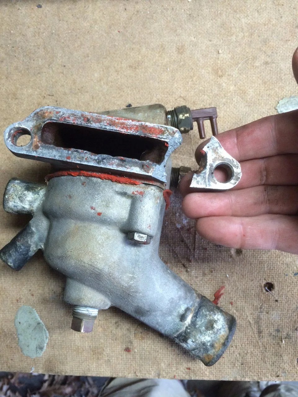 Broken lower thermostat housing IH8MUD Forum