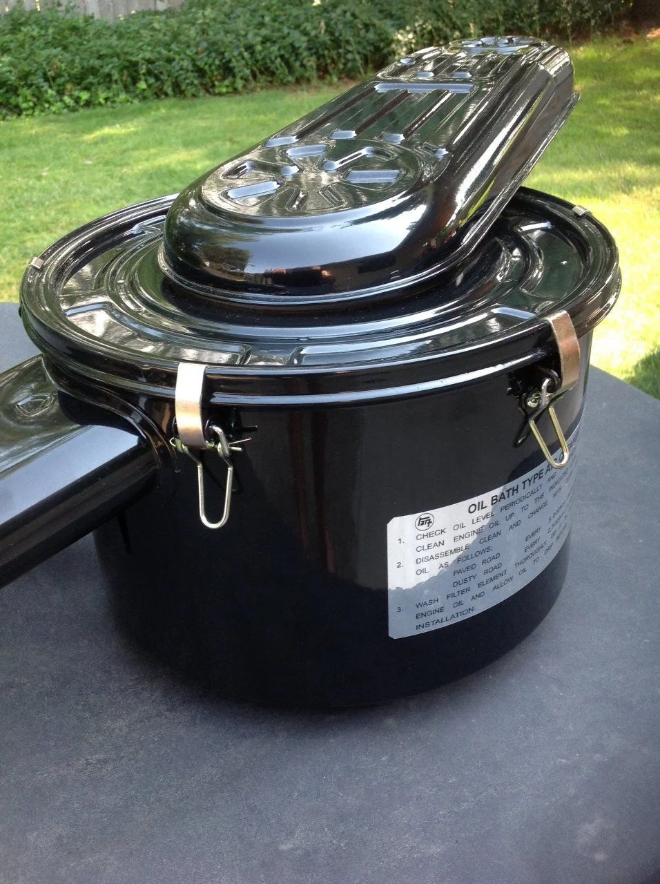 Restored Oil Bath Air Cleaner for a 1965 FJ45 IH8MUD Forum