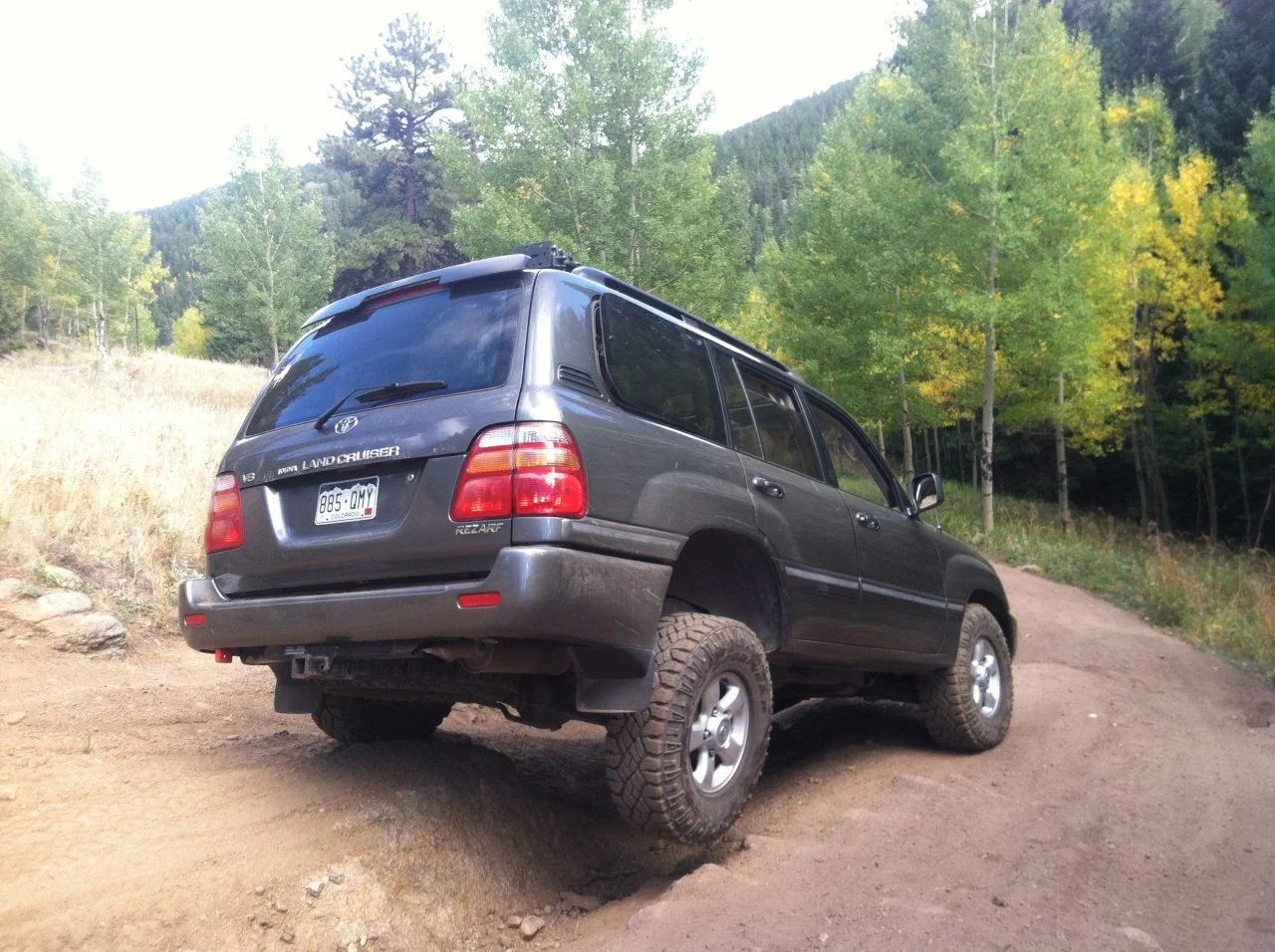 For Sale Goodyear Duratrac 285/7516 on 1999 Land Cruiser 100 series