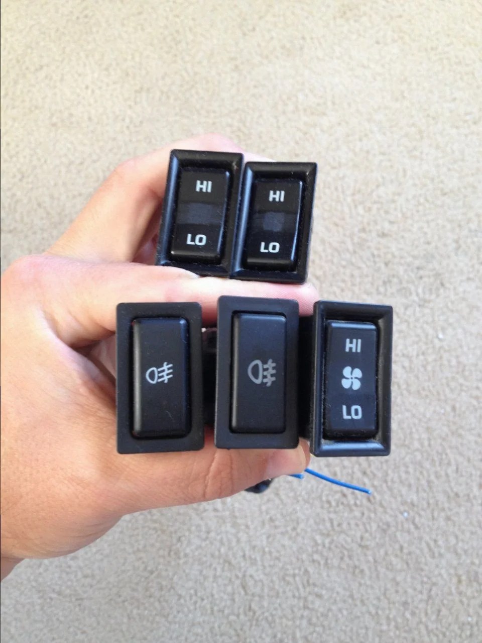 For Sale - 80 series switch switches fog light 3 way fan | IH8MUD Forum