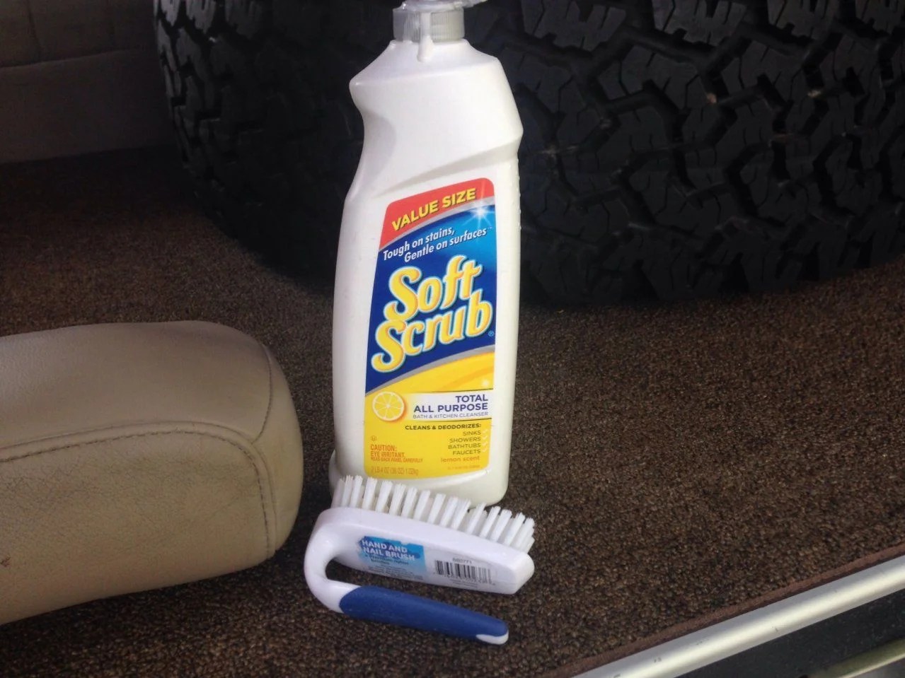 A Soft Scrub leather cleaning miracle!! IH8MUD Forum