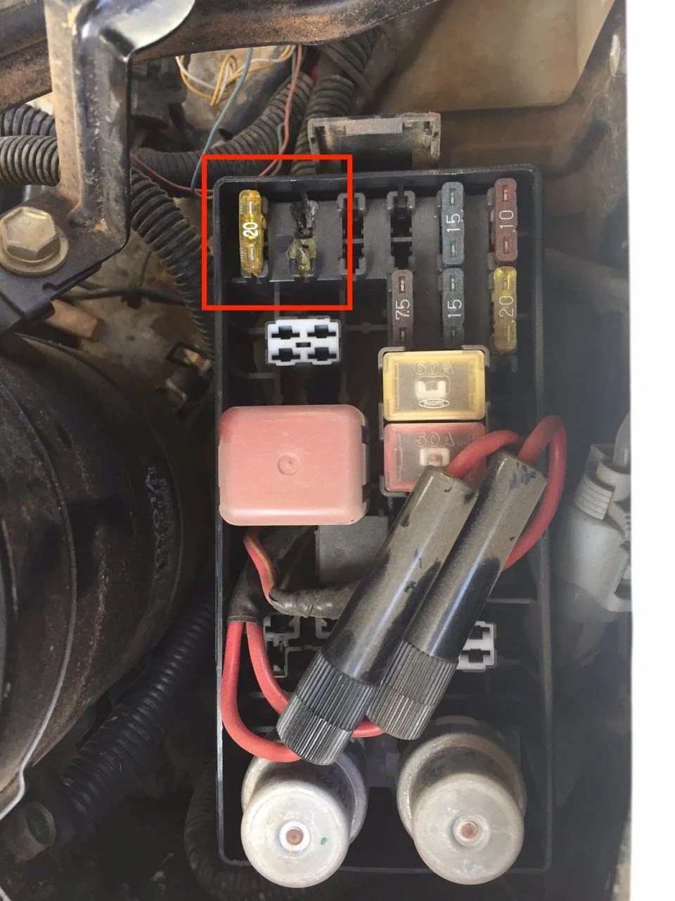 URGENT: Melted 80 Series Fuse Box | IH8MUD Forum