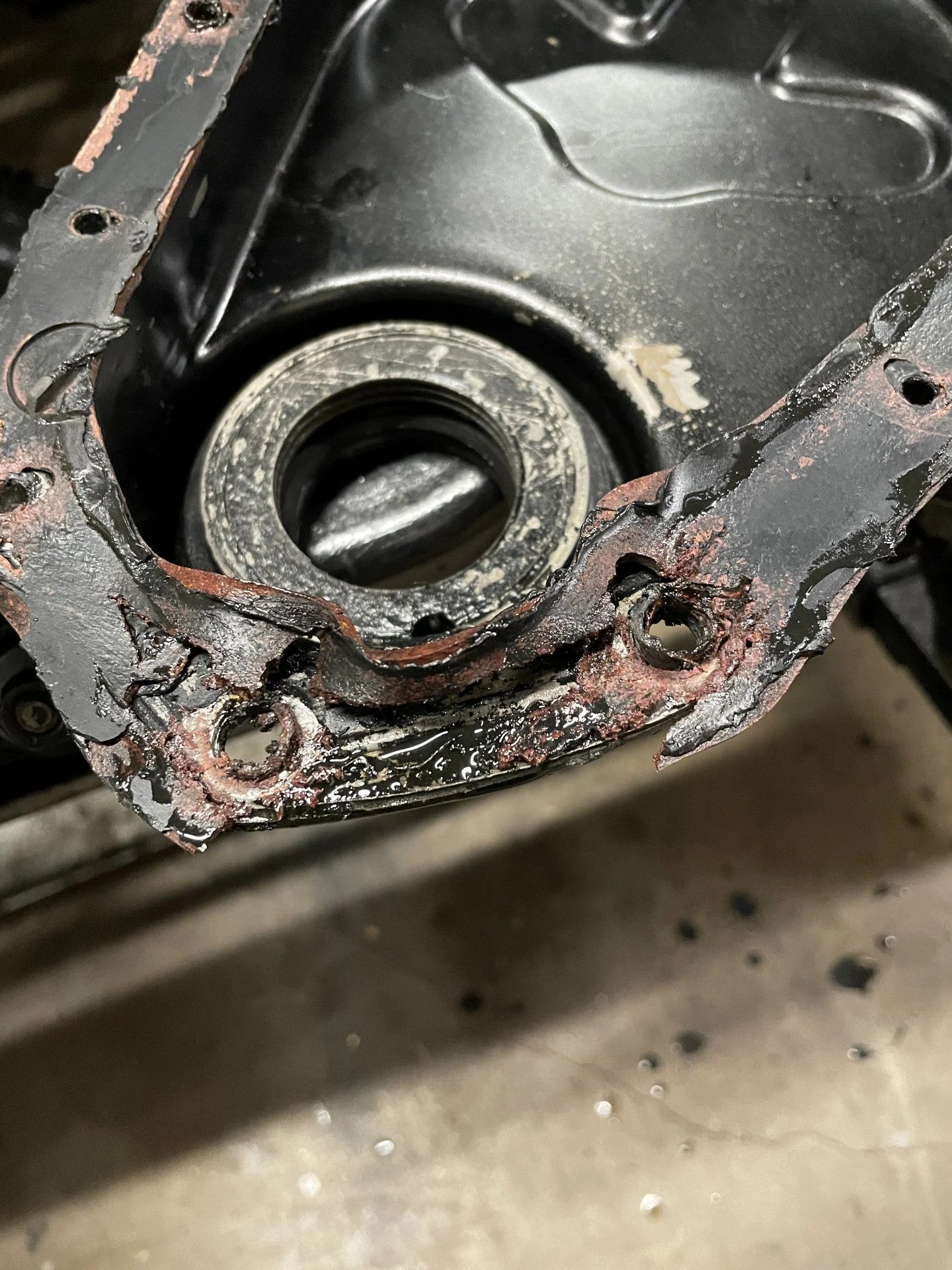 Timing Gear Cover gasket tear IH8MUD Forum