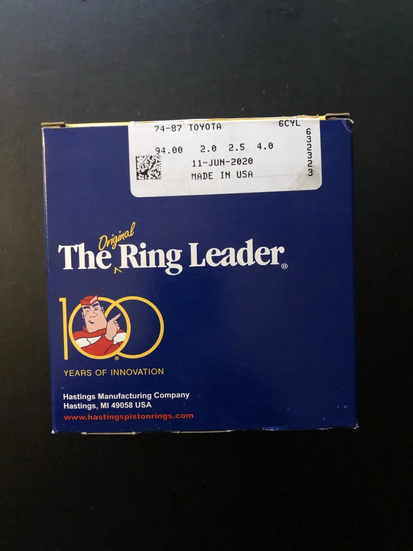 For Sale PA Set of New Set of Hastings Rings 7487 Standard Size