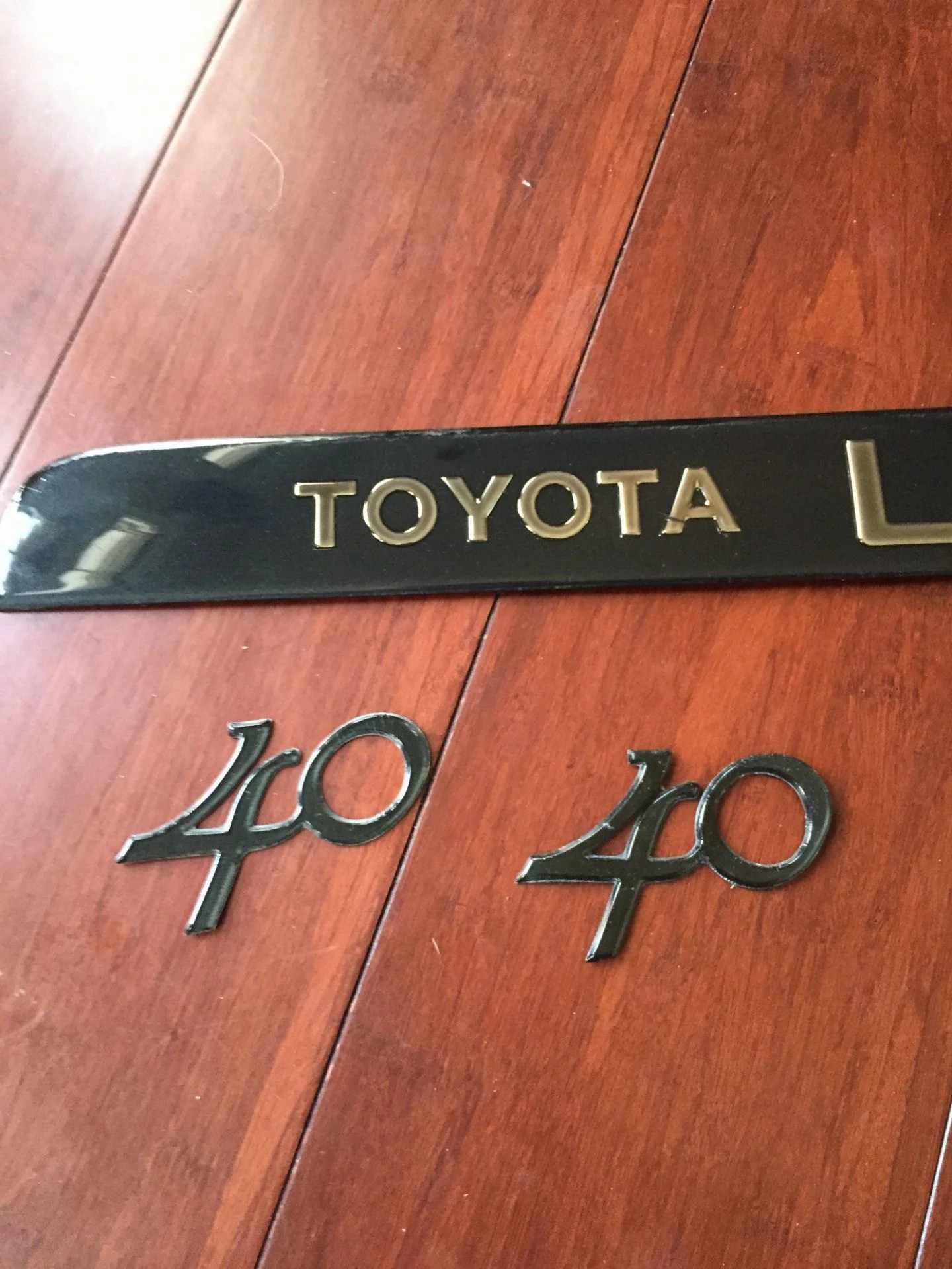 Wanted 1997 Land Cruiser 40th Anniversary emblems and decals IH8MUD Forum