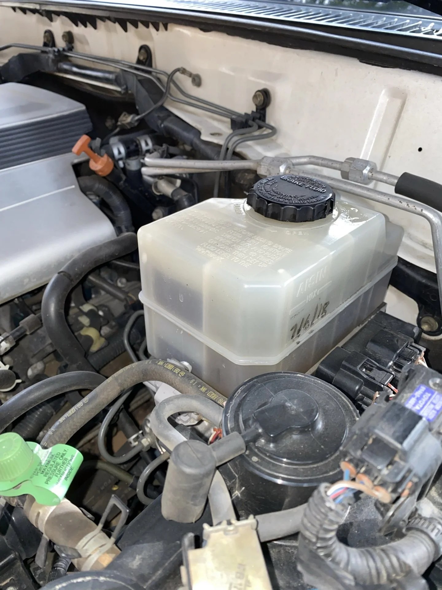 Brake Master Reservoir blowing fluid out reservoir cap??? IH8MUD Forum
