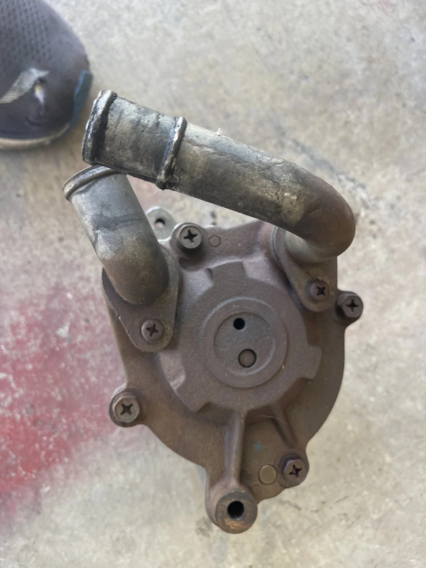 SOLD Nevada 2F Intake/Exhaust manifold w/carb and smog tubing stuff