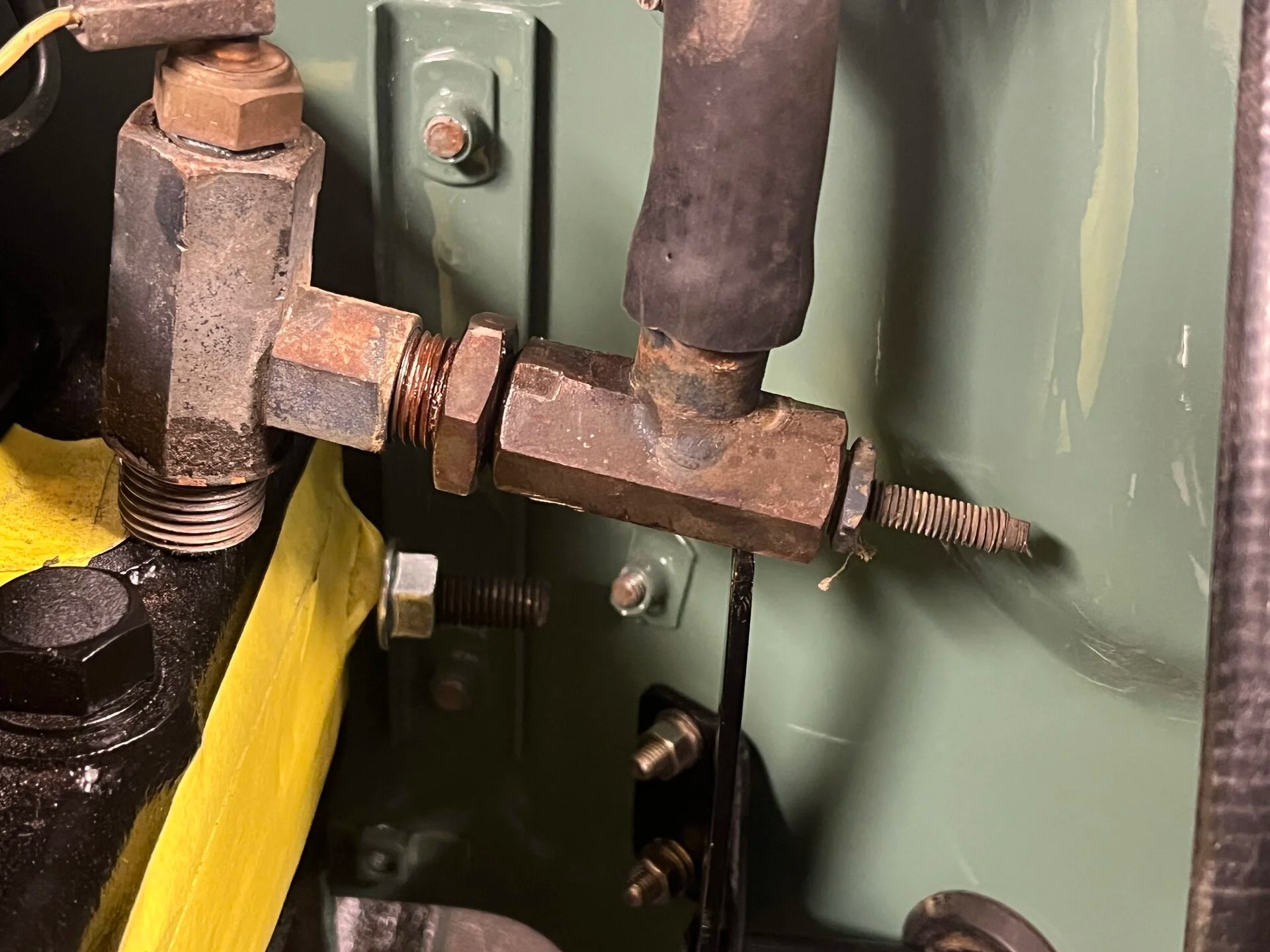 Heater shut off valve and 90 degree elbow | IH8MUD Forum