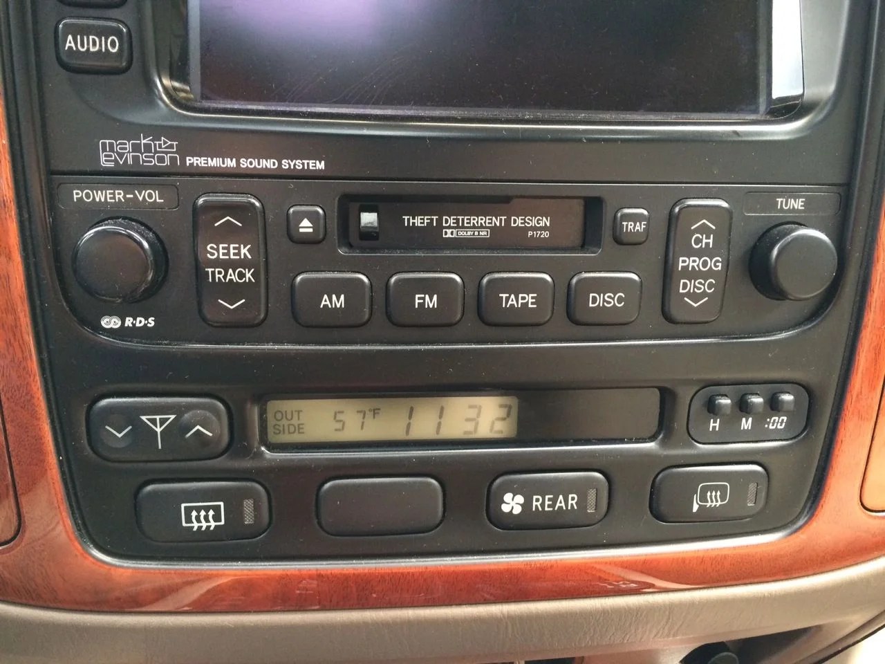 2001 Lexus LX470 Head Unit (Radio/Climate Combo) cannot locate