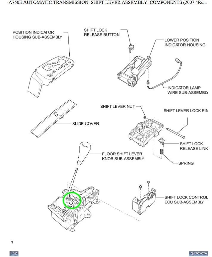 GX470, LX470, 4runner Loose Gear Selection Lever Fix IH8MUD Forum