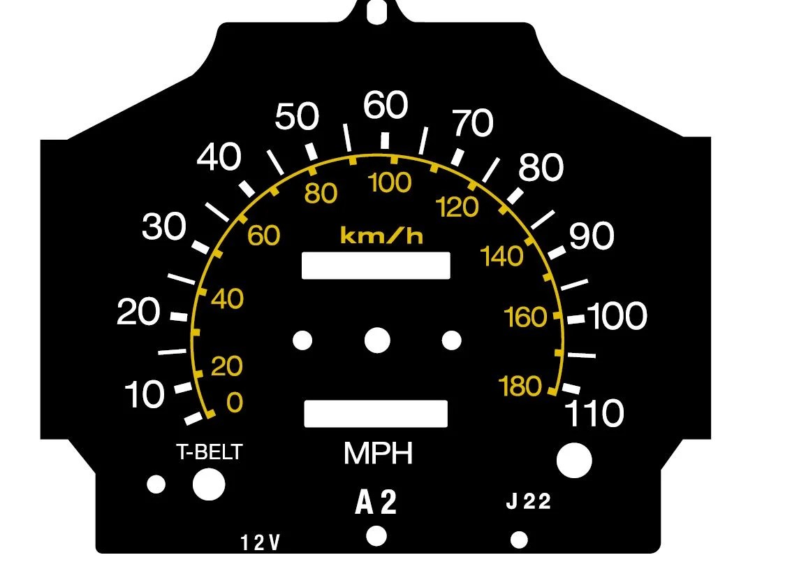 Converting to MPH from KPH speedo face IH8MUD Forum