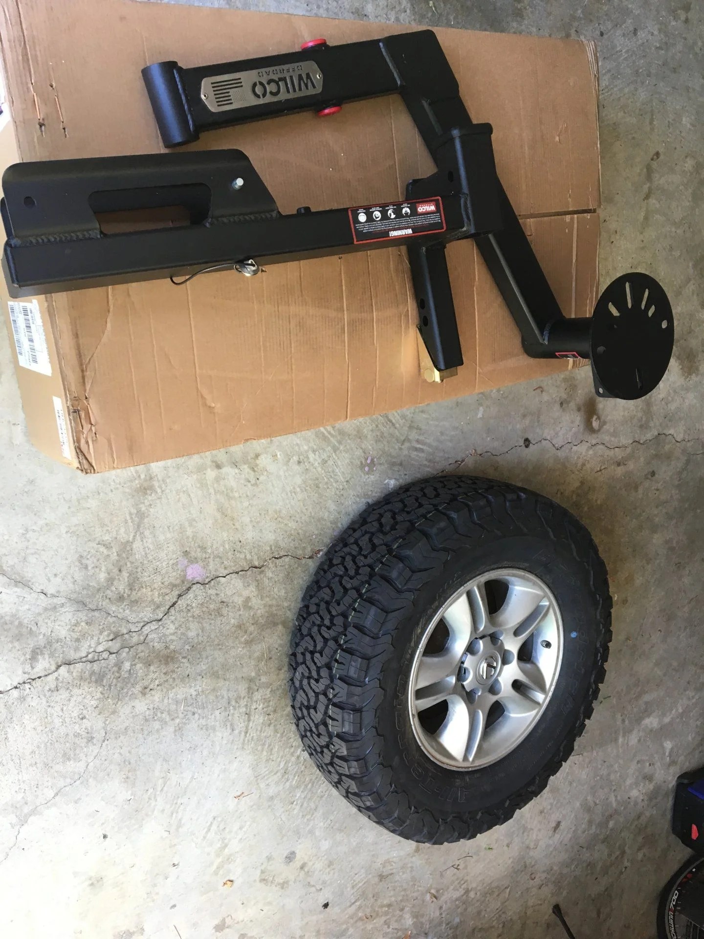 Wilco Hitchgate HighClearance Tire carrier IH8MUD Forum